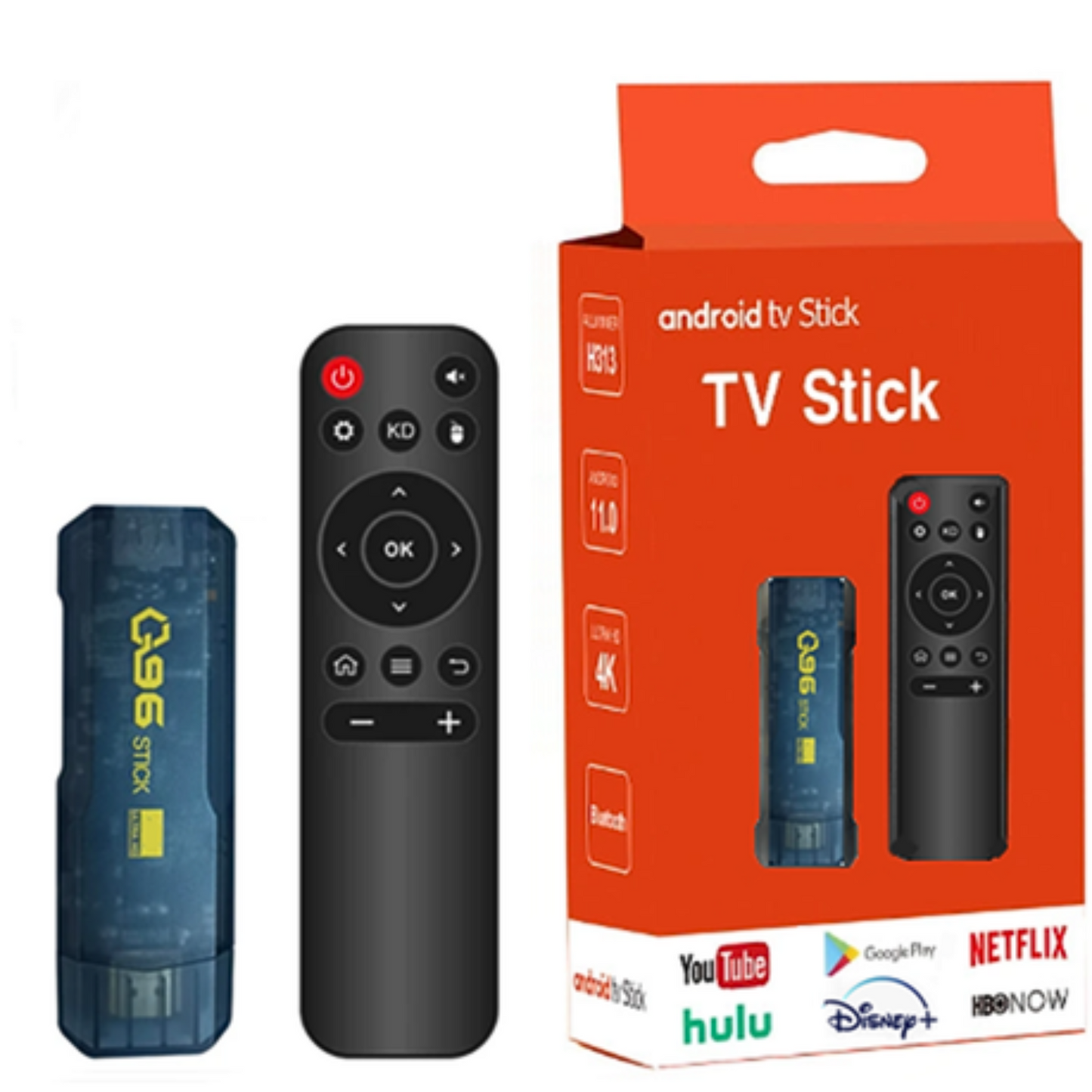 Tv Box Stick Q96 Android 10 4K 5G